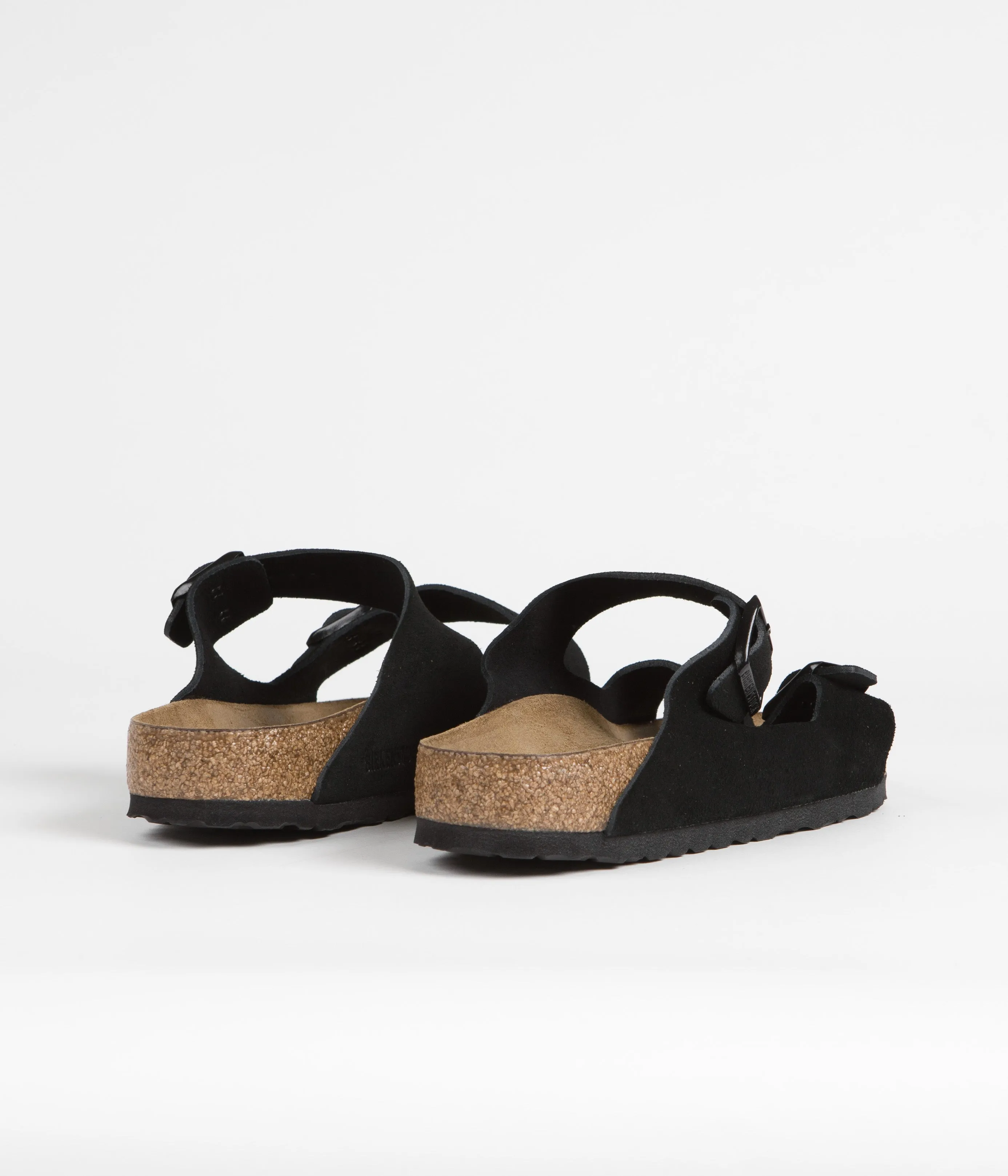 Birkenstock Arizona SFB Suede Sandals - Black