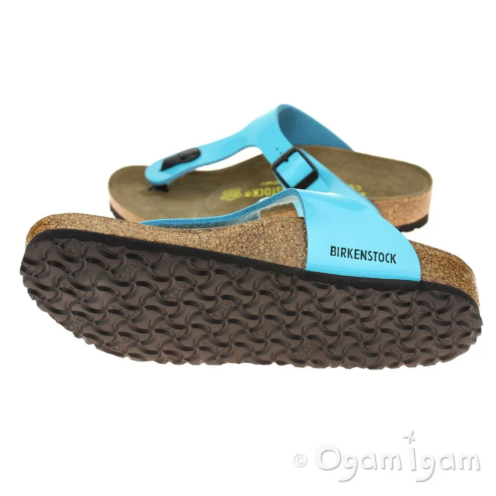 Birkenstock Gizeh Kids Girls Blue Sandal