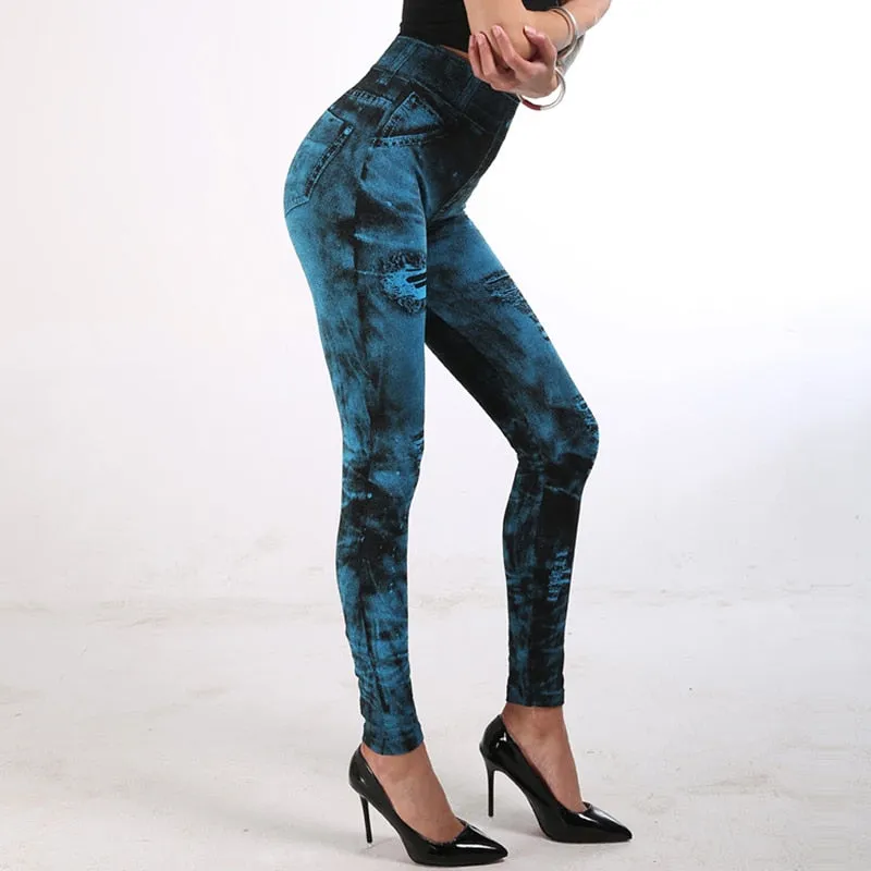 Funki Buys | Pants | Women's High Waist Jeans Jeggings